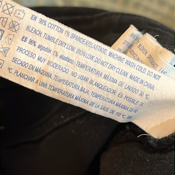 Forever 21 Women’s Y2K Black Denim Bib Overalls Jeans Size 27 - Picture 8 of 8